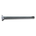 Midwest Fastener Self-Drilling Screw, #10 x 2-1/2 in, Zinc Plated Steel Flat Head Phillips Drive, 100 PK 50905